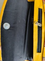 Leather Wallet & purse (yellow) - Image 4