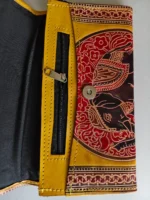 Leather Wallet & purse (yellow) - Image 5