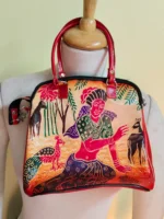 Handcrafted Leather Sling Bag with double handle