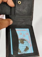 Style Mens Wallet Leather Black Holder - Image 4