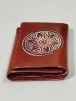 Handcrafted Premium Leather Wallet Deep Brown - Image 2