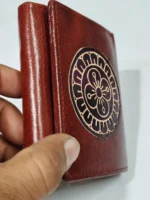 Handcrafted Premium Leather Wallet Deep Brown For Men - Image 3
