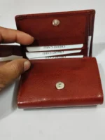 Handcrafted Premium Leather Wallet Deep Brown For Men - Image 4