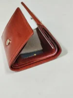 Handcrafted Premium Leather Wallet Deep Brown For Men - Image 9