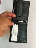 Style Mens Leather Black Wallet - Image 2