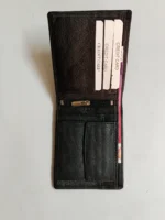 Style Mens Leather Black Wallet - Image 6