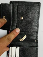 Style Mens Leather Black Wallet - Image 6
