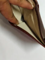 Handcrafted brown Leather Wallet - Image 9