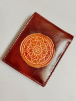 Handcrafted brown Leather Wallet - Image 4