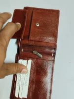 Handcrafted Brown Leather Wallet - Image 2