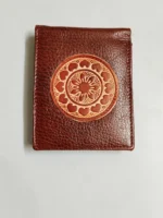 Handcrafted Brown Leather Wallet - Image 5