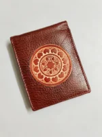 Handcrafted Brown Leather Wallet - Image 8