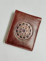 Handcrafted brown Leather Wallet - Image 2