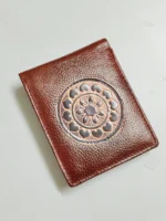 Handcrafted brown Leather Wallet - Image 3