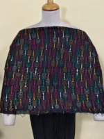 Cotton kantha stitch all over blouse piece material