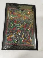 Shantiniketan Handmade Kantha Stitch File Holder -Bird face design