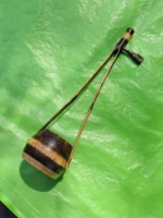 Shantiniketan Handmade Baul Ektara - Made of Wood and Leather - Image 3