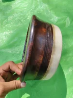 Handmade single-sided folk Dubki  - Rhythmic musical instrument