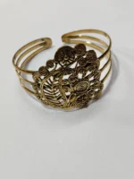 Dokra Bracelet – Traditional Tribal Metal Cuff