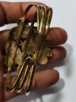 Adjustable Dokra Bracelet – Traditional Tribal Metal Cuff - Image 5
