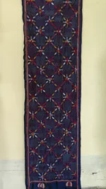 Silk Kantha Stitch Stole – Handcrafted Kantha Embroidery - Image 2
