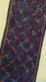 Silk Kantha Stitch Stole – Handcrafted Kantha Embroidery - Image 3