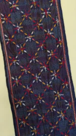 Silk Kantha Stitch Stole – Handcrafted Kantha Embroidery - Image 4