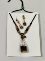 Bamboo Ek Tara Jewellery Set – Tribal Style Necklace with Earrings