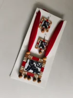 Terracotta Necklace Set for Women (Sticker Theme) - Image 2