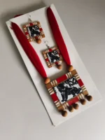 Terracotta Necklace Set for Women (Sticker Theme) - Image 3