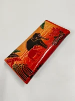 Handcrafted Leather Wallet – Elephant Embossed Artistic Design - Image 2