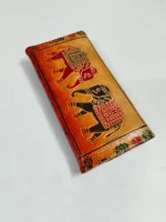 Handcrafted Leather Wallet – Traditional Elephant Art Design - Image 2
