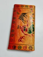 Handcrafted Leather Wallet – Traditional Art Design
