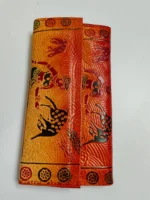 Handcrafted Leather Wallet – Traditional Art Design - Image 3