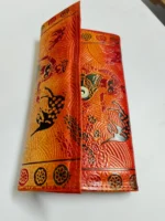 Handcrafted Leather Wallet – Traditional Art Design - Image 5