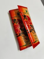 Handcrafted Leather Wallet – Elephant Embossed Artistic Design for Girls - Image 2