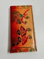 Leather Purse The tribal people are playing drums dancing - Image 4