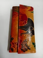 Leather Wallet – Elephant Embossed Artistic Design - Image 5