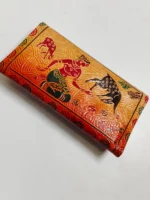 Handcrafted Leather Wallet – Deer motif design