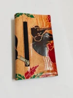 Leather Wallet – Elephant Embossed Artistic Design length 6 inche - Image 2