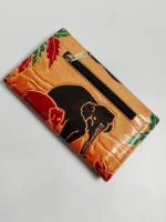 Leather Wallet – Elephant Embossed Artistic Design length 6 inche
