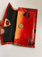 Leather Wallet – Elephant Embossed Artistic Design length 6 inche - Image 4