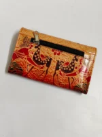 Leather Wallet – Deer motif design