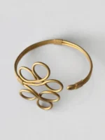 Brass Metal Hand Bracelet For Women - Image 2