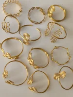 Shantiniketan Brass Hand bracelet wholesale  (Quantity 12 Piece)