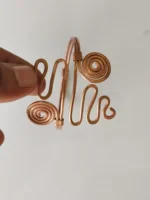 Pure Copper Adjustable Bracelet for Women and Girls - Image 3
