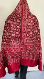 Ajrakh Stole Modal Silk Hand block for Women