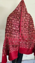 Ajrakh Stole Modal Silk Hand block for Women - Image 2