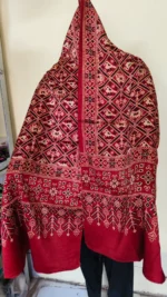 Ajrakh Stole Modal Silk Hand block for Women - Image 3