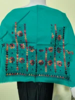 Sea Green Kantha stitch Blouse Piece